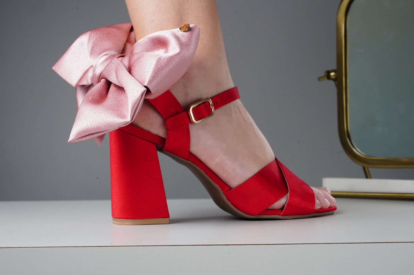 BLUSH MERLE SANDALS