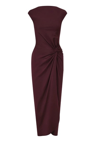 BURGANDY DRESS