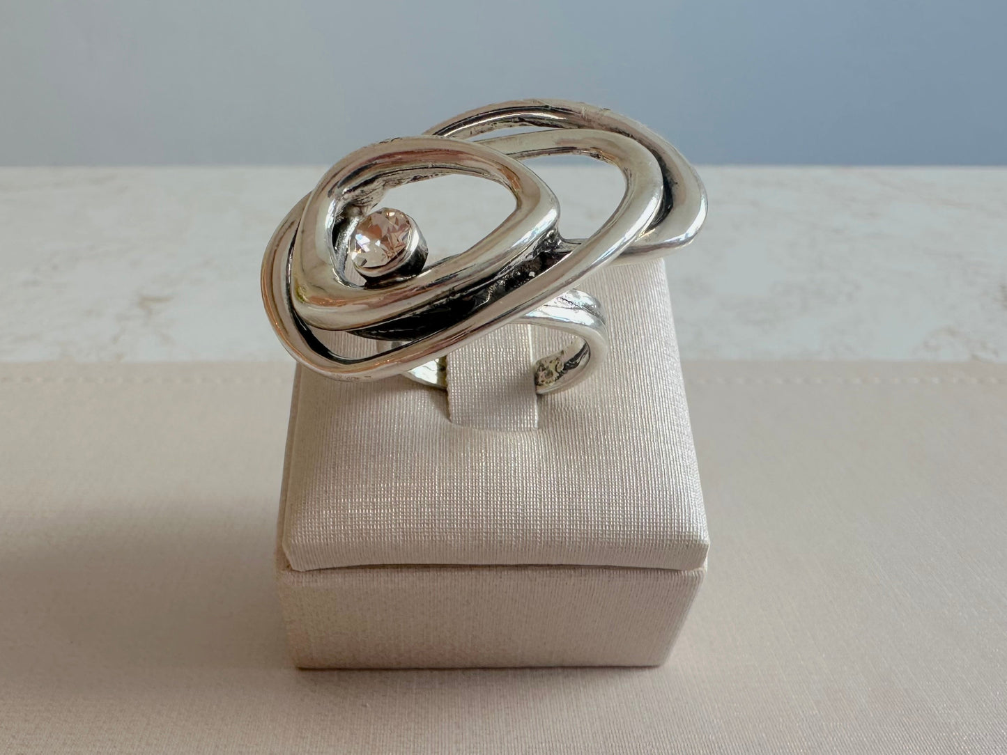 SILVER CEDULA RING
