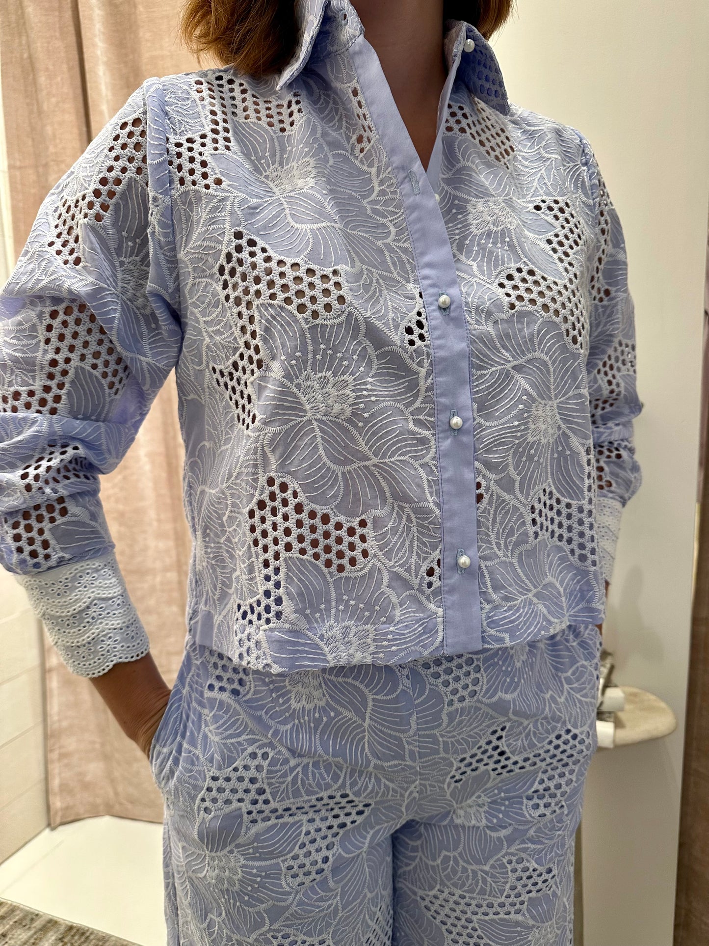 BLUE DALILA BLOUSE