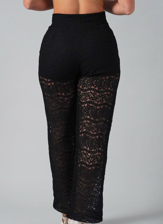 SENA FRENCH LACE BLACK