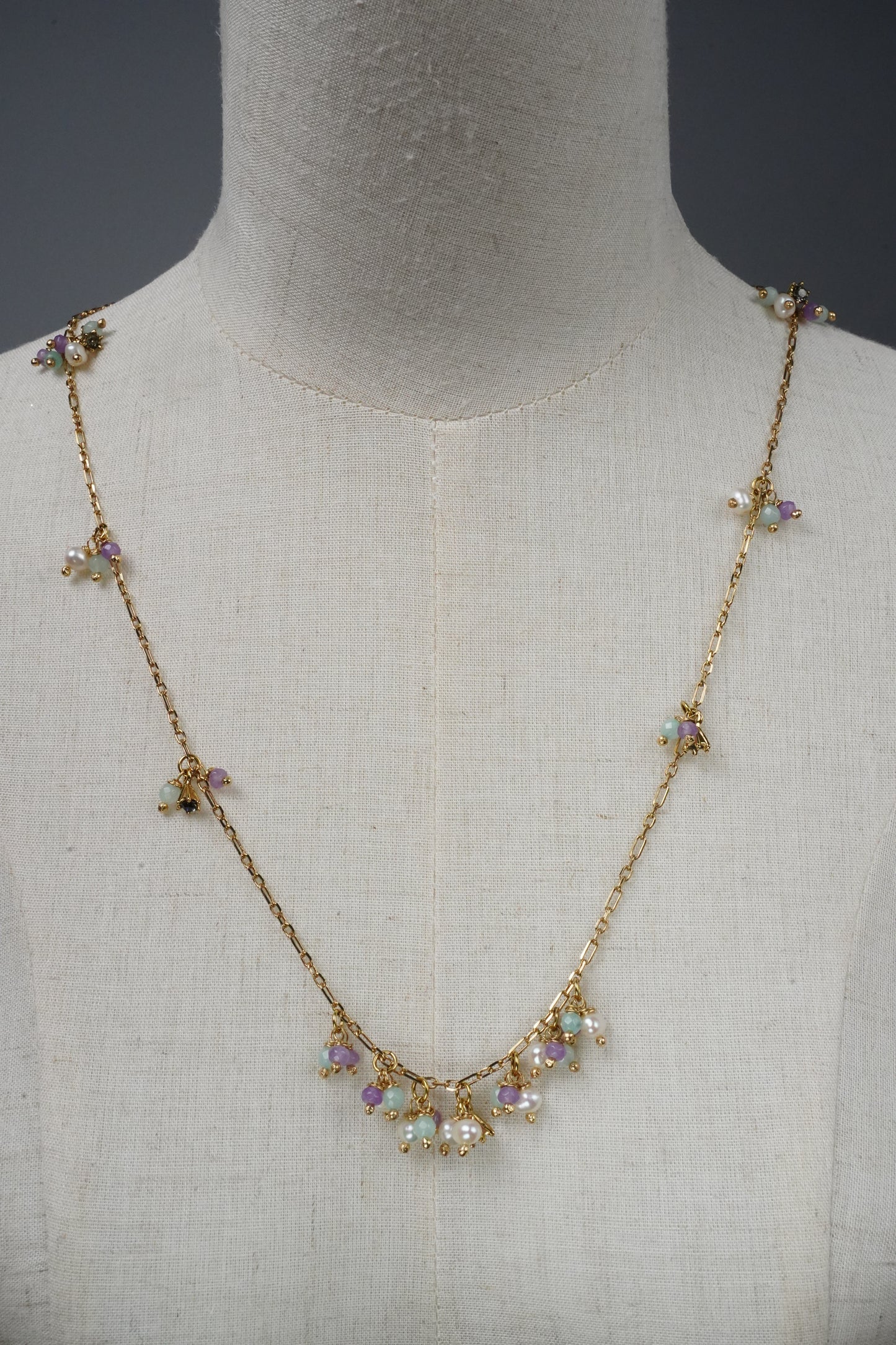 PEARLS&STONES NECKLACE 8812