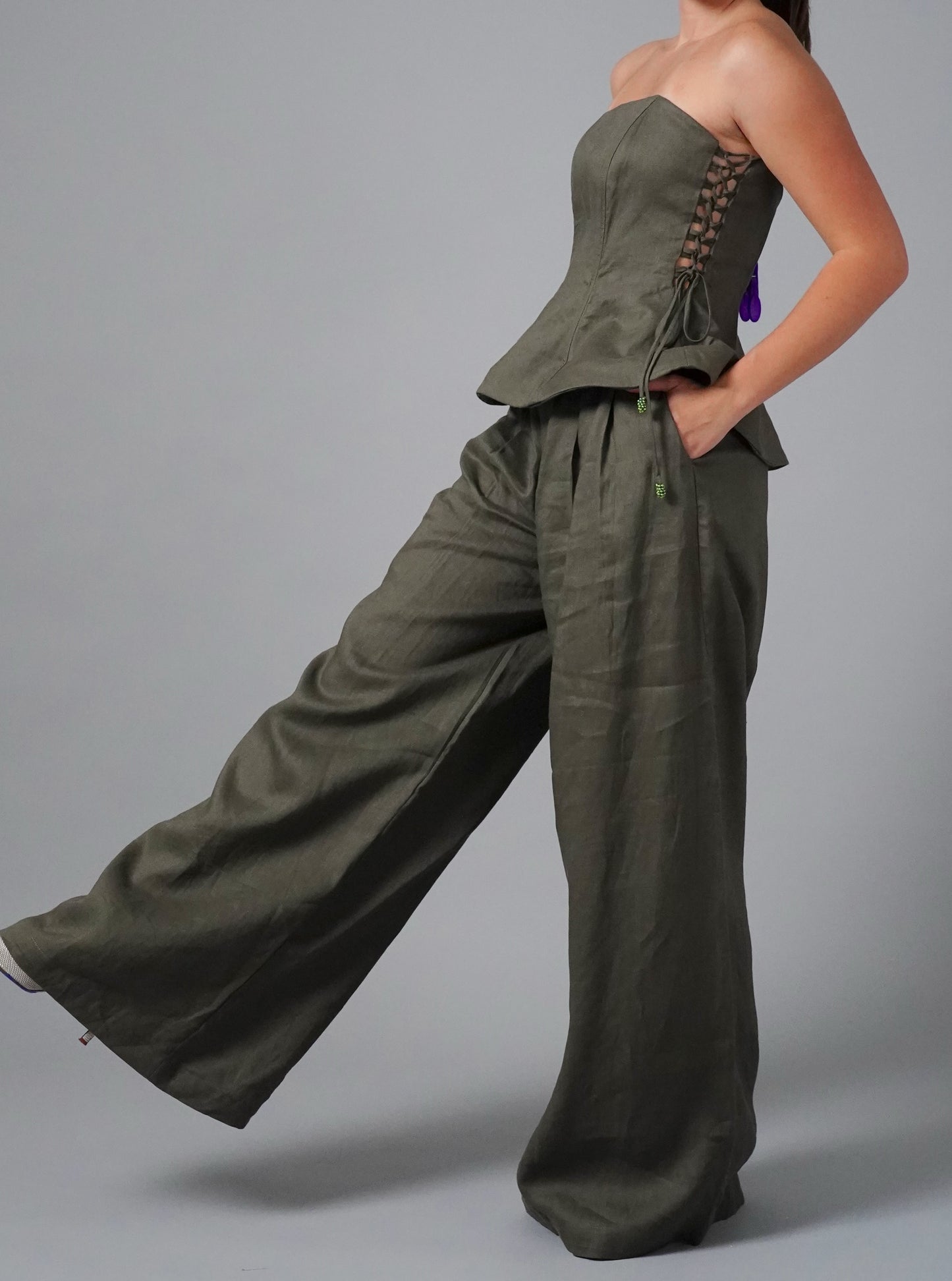 OLIVE LINEN