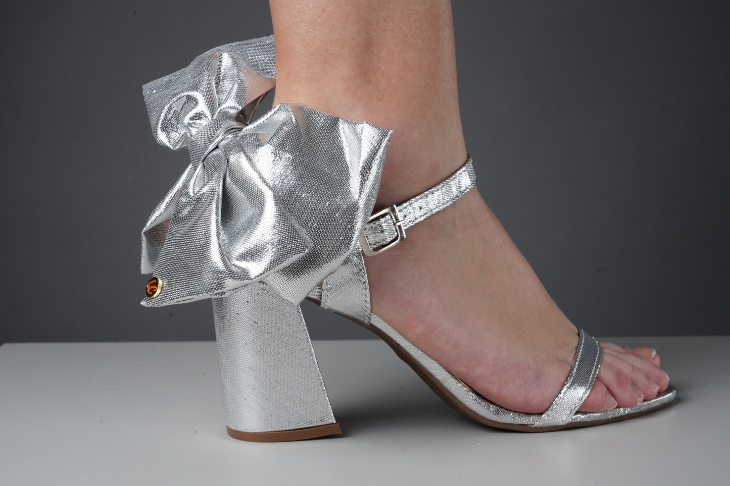 SILVER MOSCOW HEELS