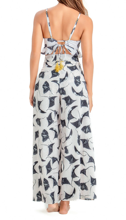 BUTTERFLY ISLA MANGLE PANTS - One size