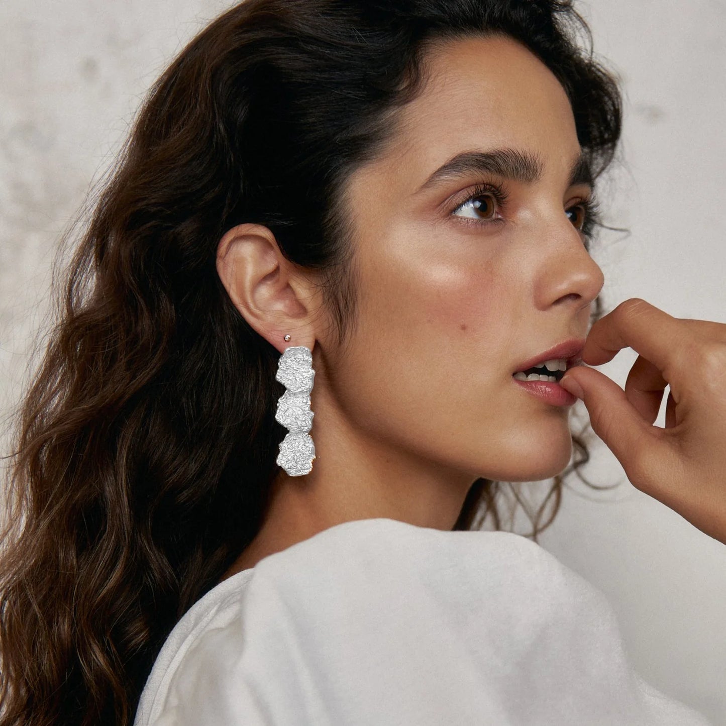 CIBELES SILVER EARRINGS
