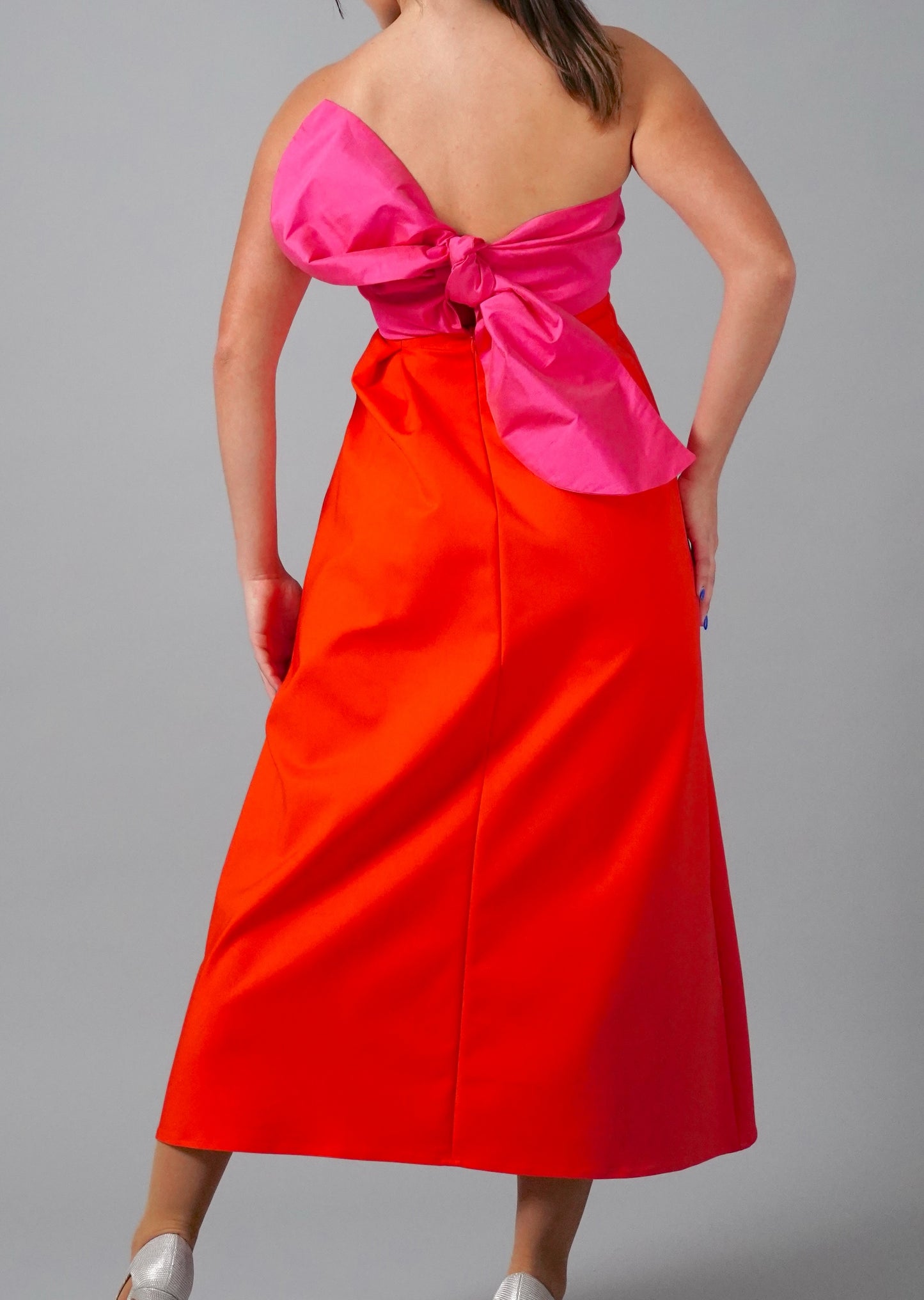 PINK & ORANGE DRESS