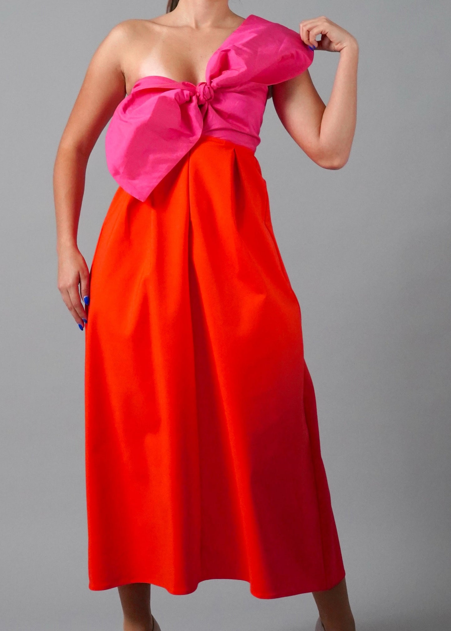 PINK & ORANGE DRESS