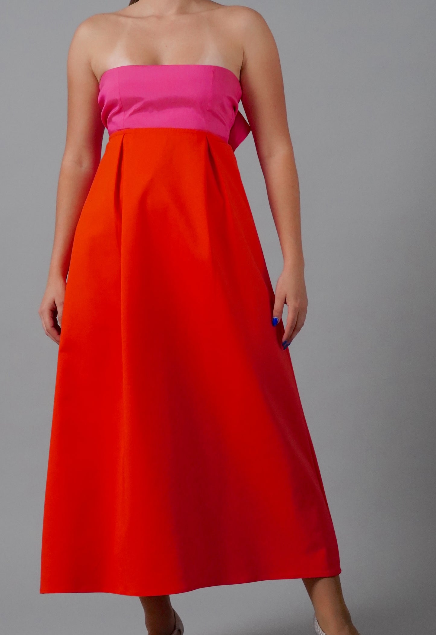 PINK & ORANGE DRESS