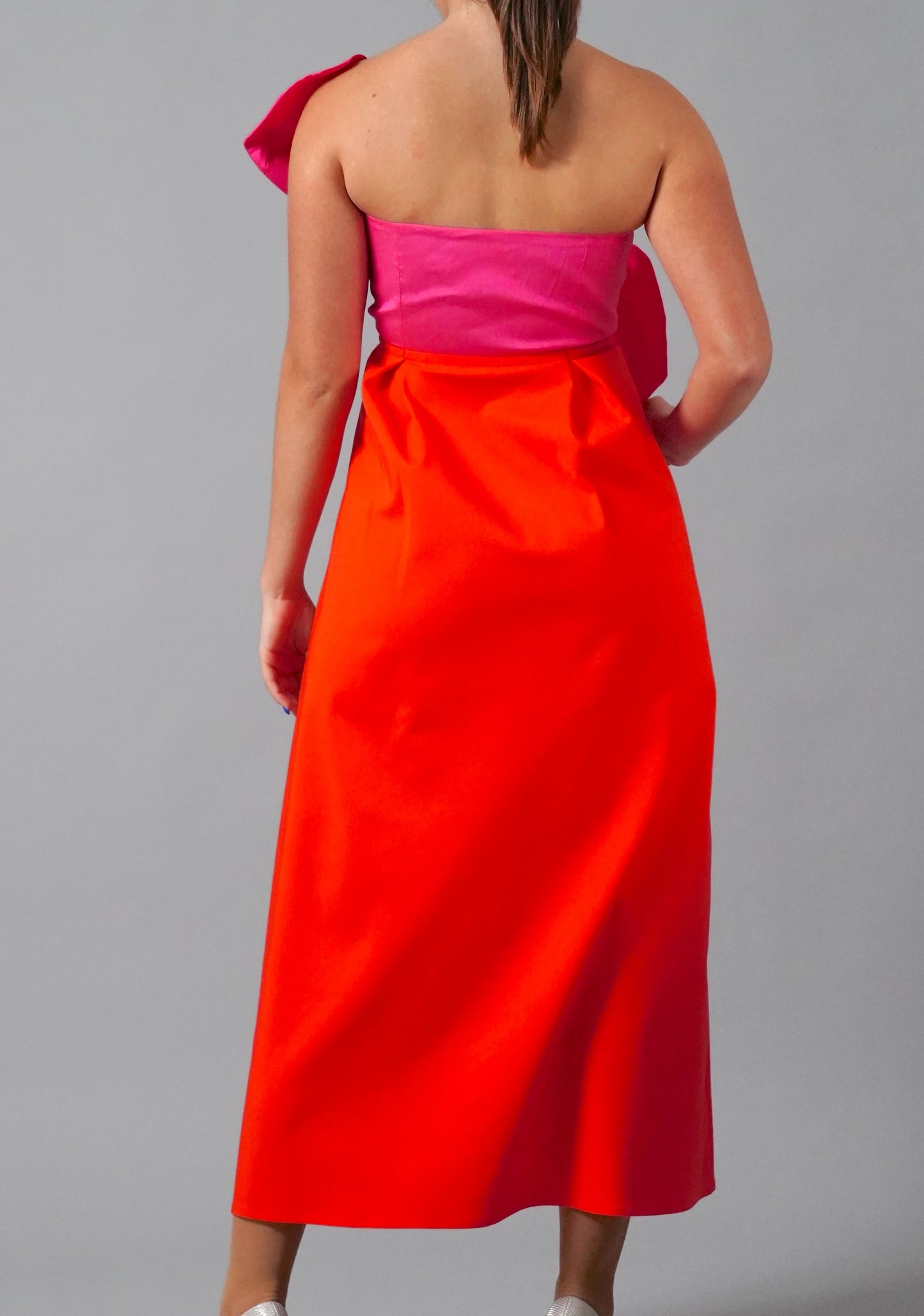 PINK & ORANGE DRESS