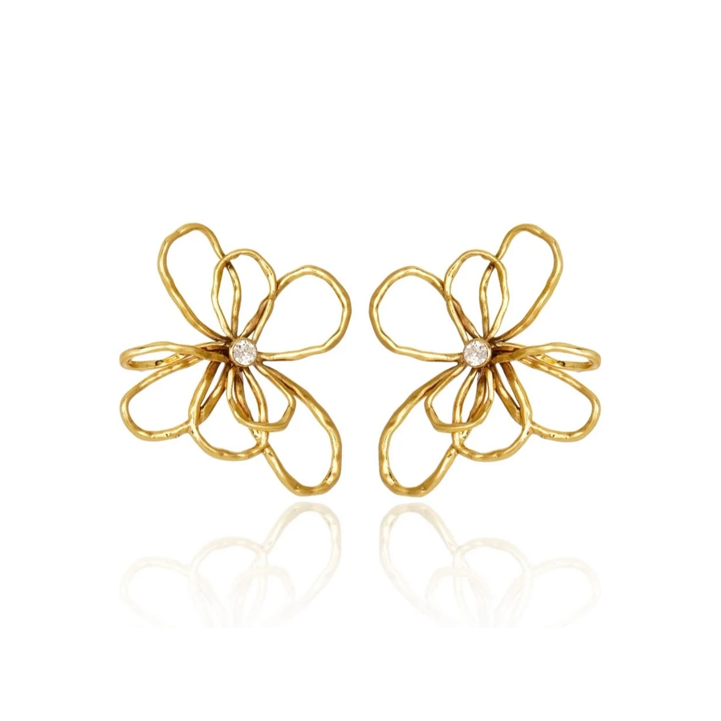 GOLDEN FLOWER EARRINGS