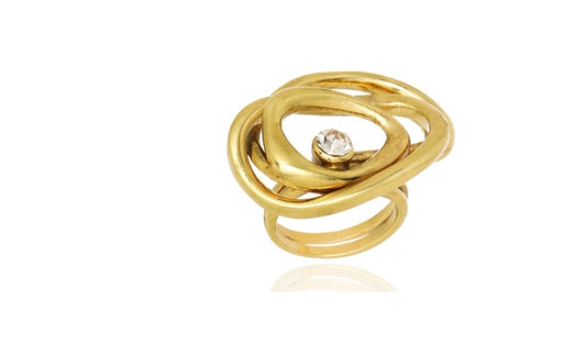GOLDEN CEDULA RING