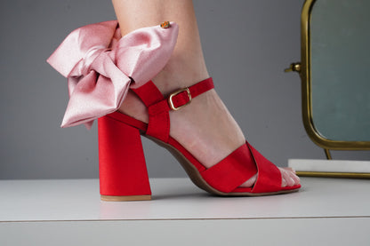 BLUSH MERLE SANDALS
