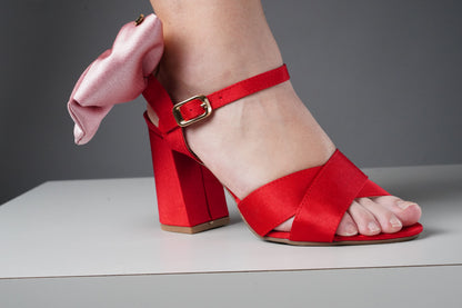 BLUSH MERLE SANDALS