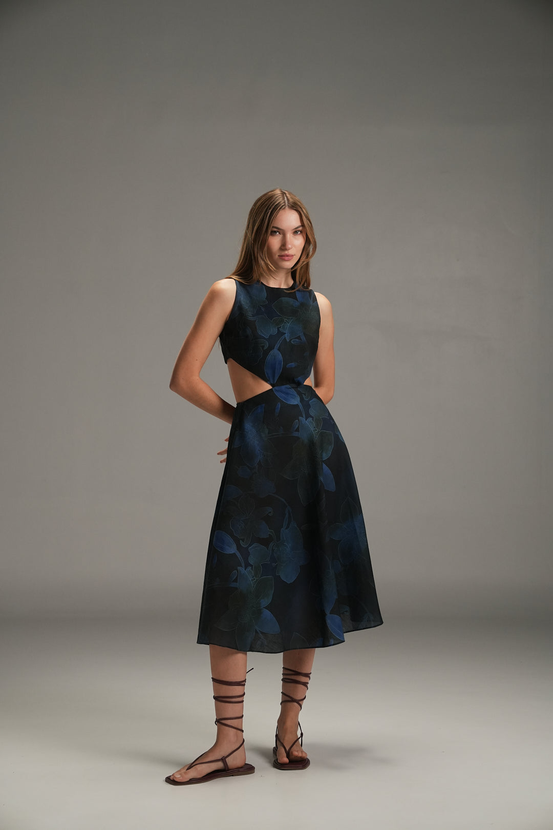 NIGHT MARIA MIDI DRESS