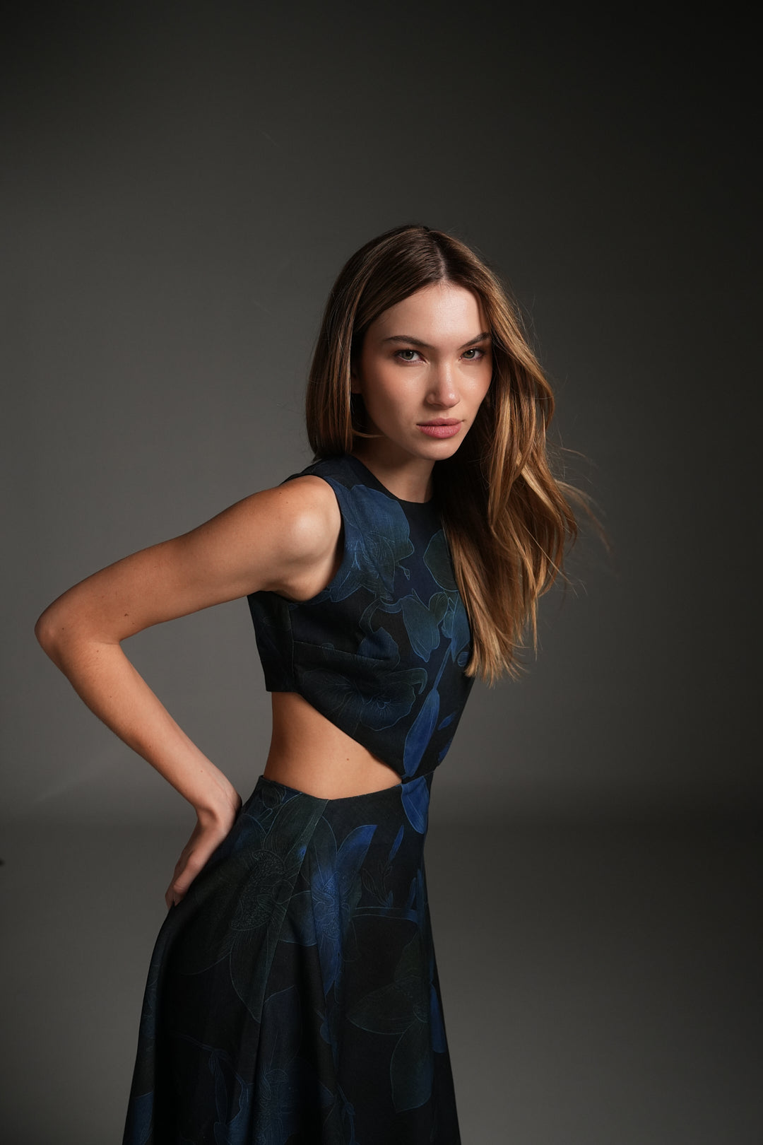 NIGHT MARIA MIDI DRESS