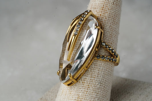 GOLDEN LEAF RING 8642