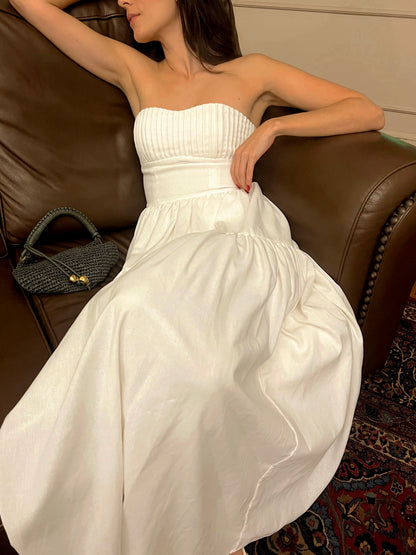 WHITE SIENNA DRESS