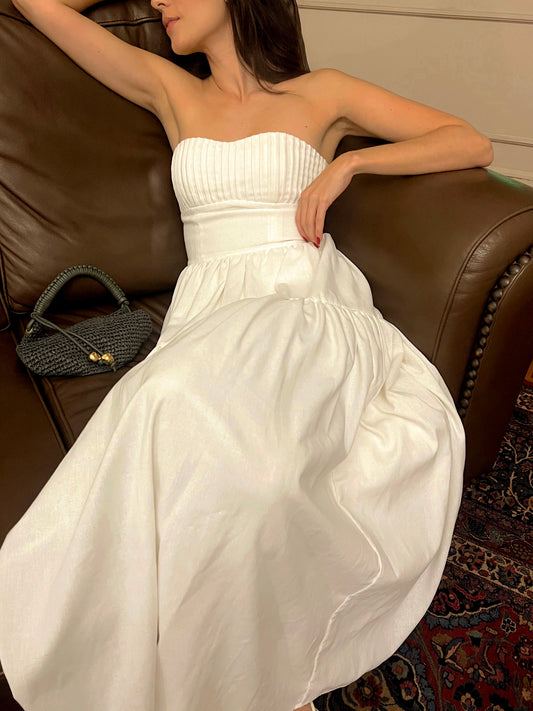 WHITE SIENNA DRESS