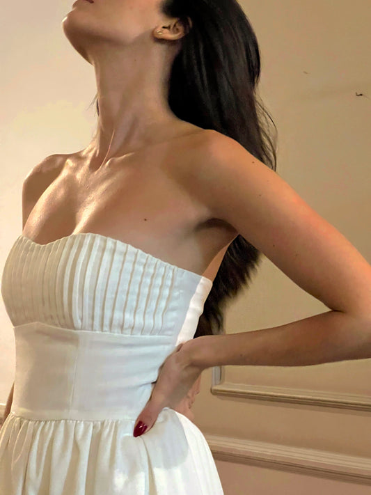 WHITE SIENNA DRESS