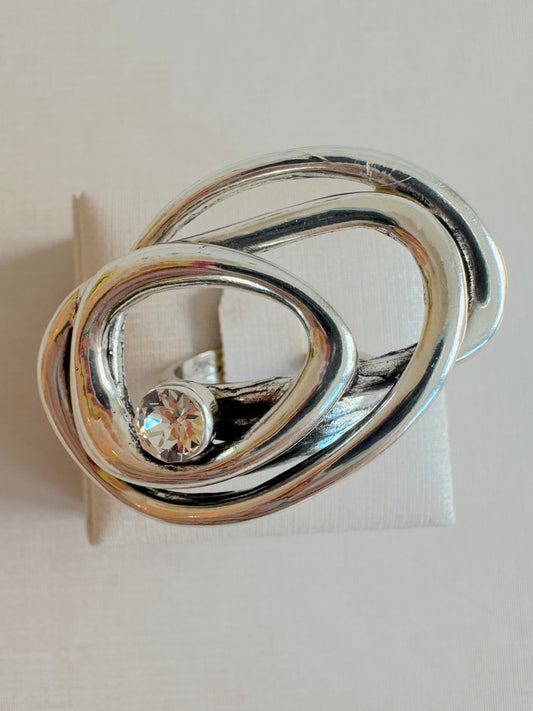SILVER CEDULA RING