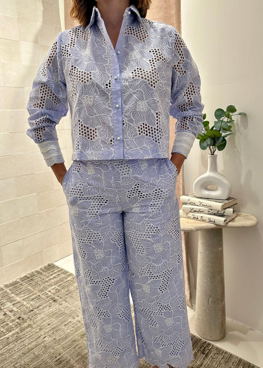 BLUE MONACO PANTS
