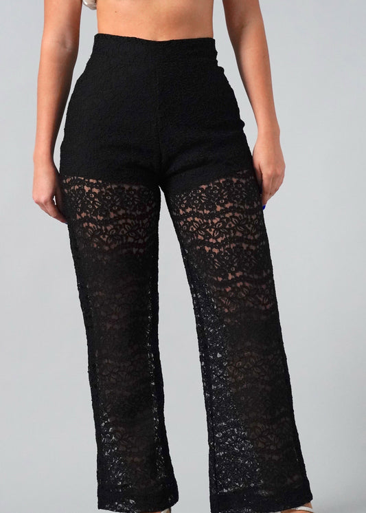 SENA FRENCH LACE BLACK
