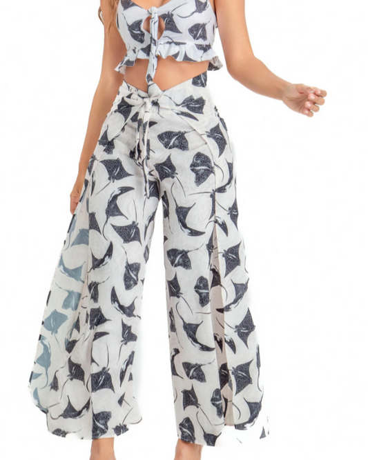 BUTTERFLY ISLA MANGLE PANTS - One size