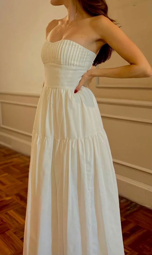 WHITE SIENNA DRESS