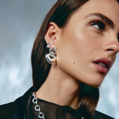 AFRODITA SILVER EARRINGS