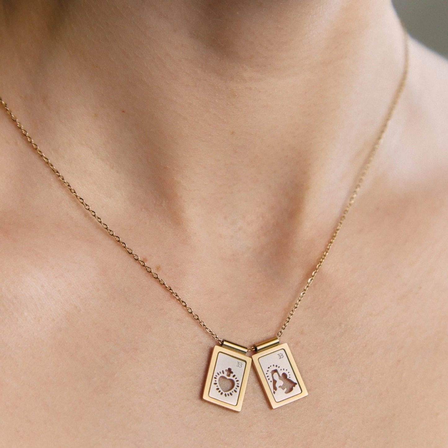 BE YOU GOLD&SILVER SCAPULAR