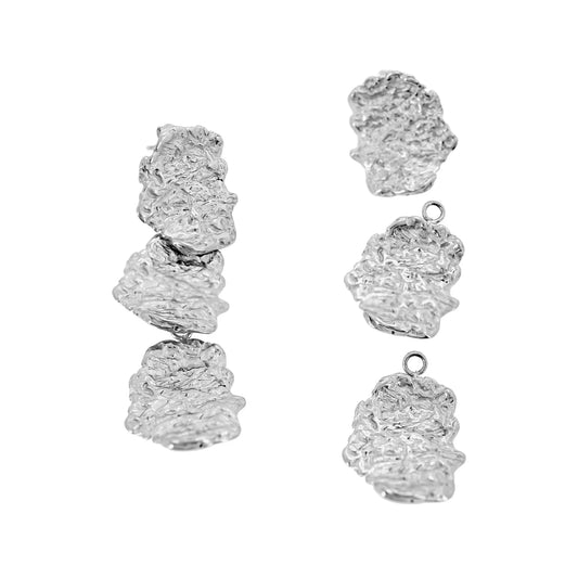 CIBELES SILVER EARRINGS