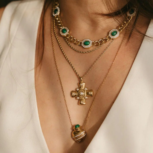 ELENA CROSS NECKLACE