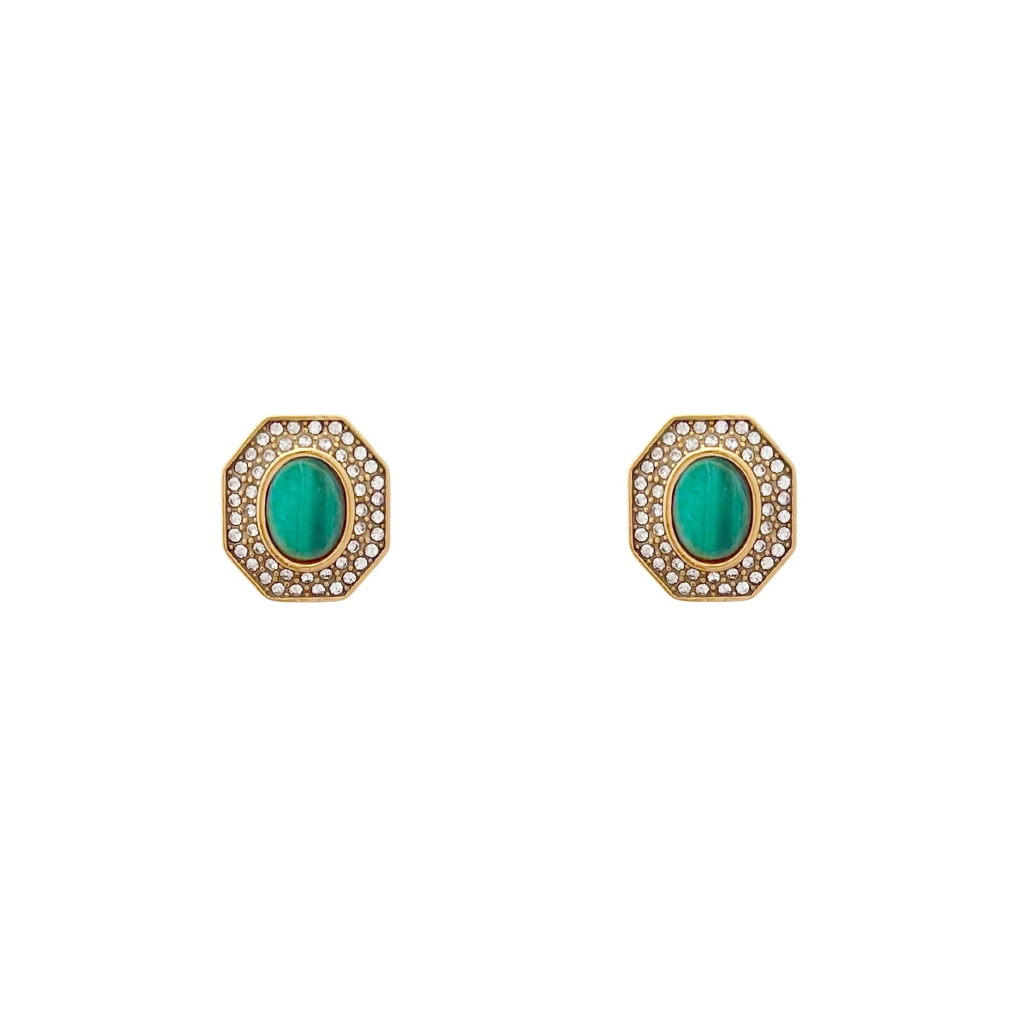 ESTELA MALACHITE EARRING