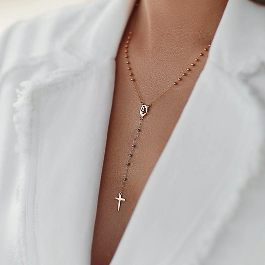 FAITH ROSARY NECKLACE