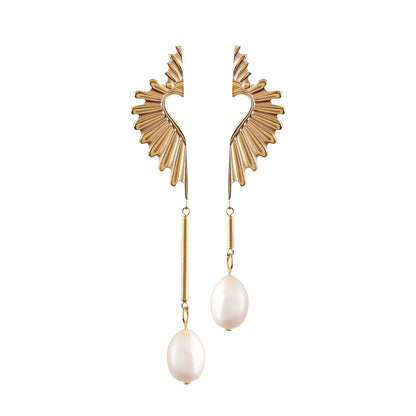 FLY HIGH HALF HEART EARRINGS
