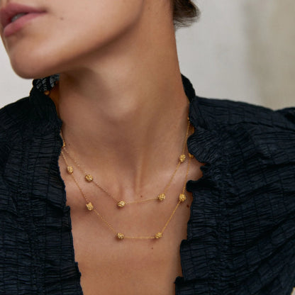 GAIA MINI GOLD NECKLACE 25''