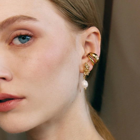 HERA GOLD HOOPS LARGE